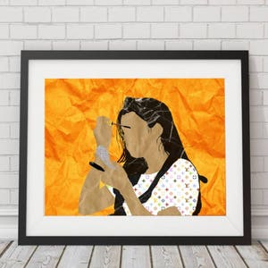 digital print subway art instant download gift for girlfriend pop art print home decor wall art woman print makeup wall art digital art