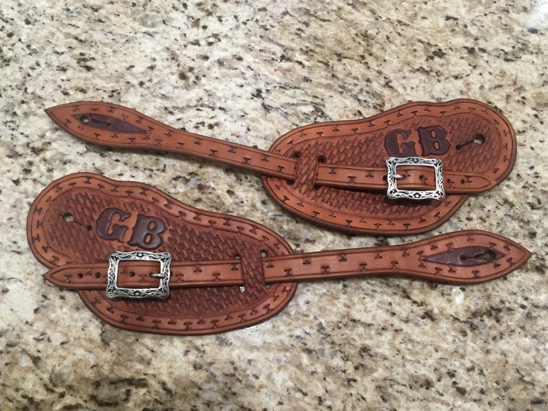 Custom Spur Straps Etsy
