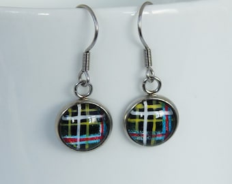 St Piran/'s Day Kernow Hand-painted Cornish Tartan Adjustable Ring Cornwall