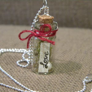 Message in a Bottle Necklace image 1