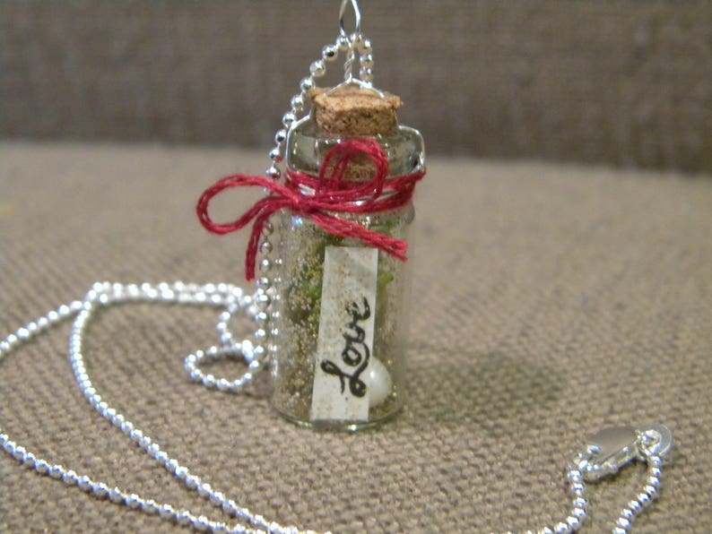 Message in a Bottle Necklace image 1