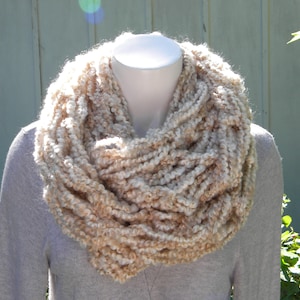 Chunky Cozy Arm Knitted Scarf