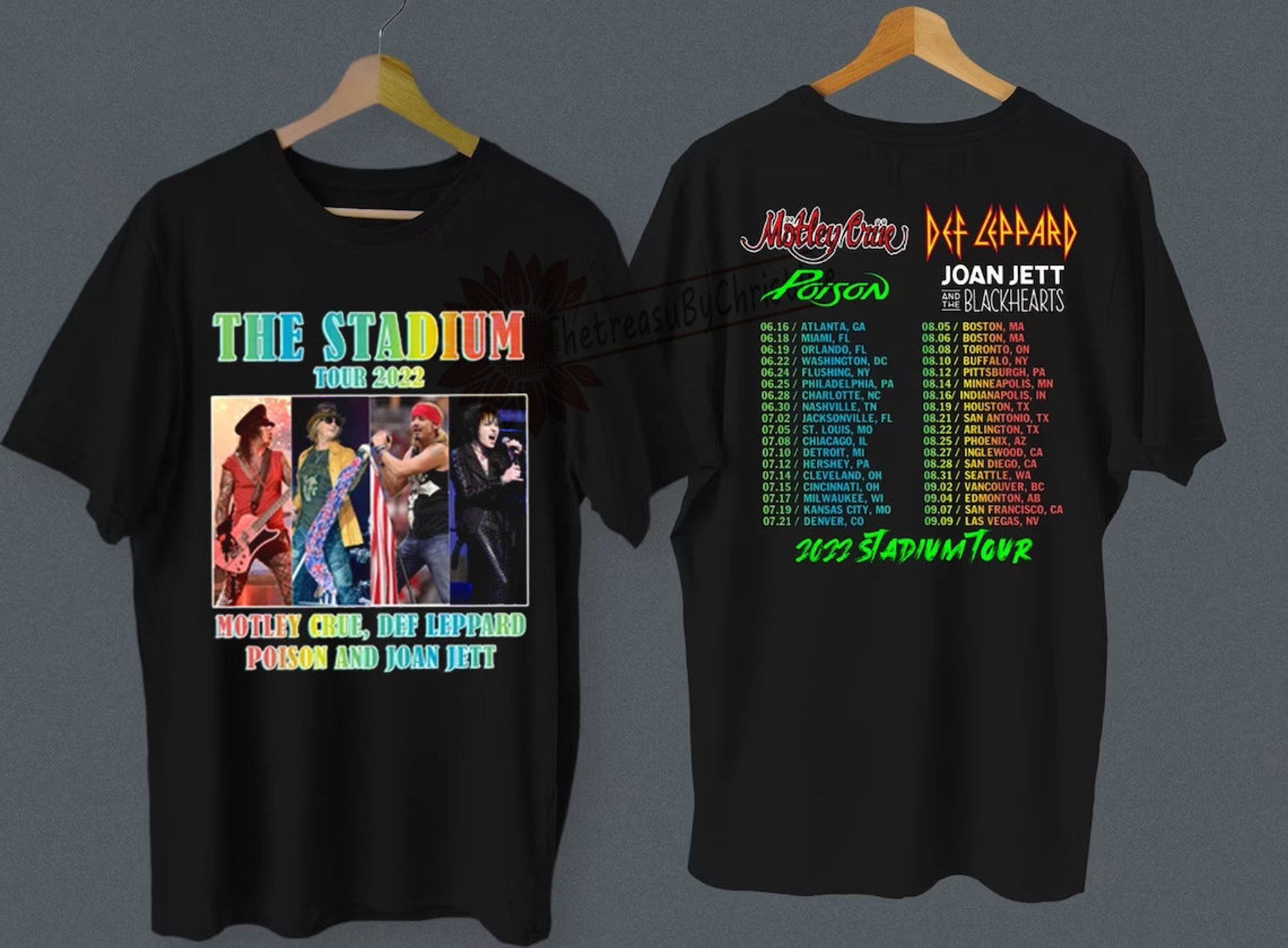 The Stadium Tour Motley Crue Def Leppard Poison Joan Jett & The Blackhearts Shirt, Motley Crue Shirt