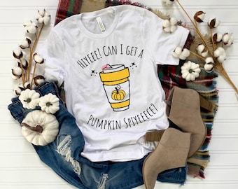 Pumpkin Spice T-Shirt, Thanksgiving T-Shirt, Women&#39;s Fall Shirt, It&#39;s fall Yall, ladies fall Tee, Pumpkin Spice Gift, Pumpkin Spice, Fall