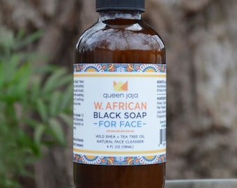 West African Black Soap Face Wash | Shea Butter, Tea Tree