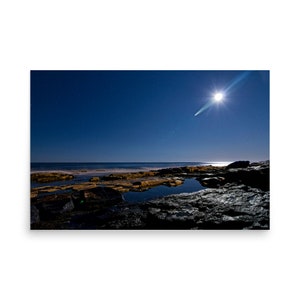 Póster de la costa de Maine