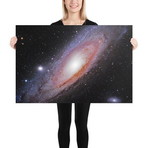 Póster de la galaxia de Andrómeda