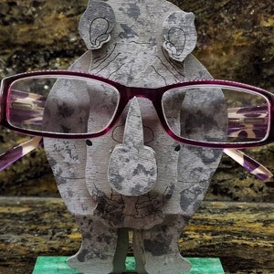 Rhino Eyeglass Glasses Holder