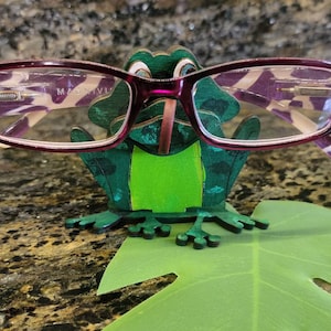 Frog Eyeglass Glasses Holder