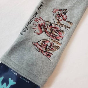 ZooPack - Egg-Scuse Me? Chicken Trio Ice/Heat Pack Cover (Can purchase with pack too)