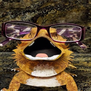Bearded Dragon Lizard Eyeglass Glasses Holder