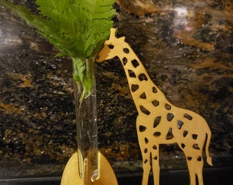 Giraffe Test Tube Small Vase