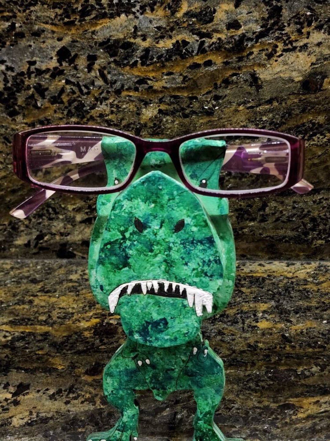Dinosaur T Rex Eyeglass Glasses Holder Etsy