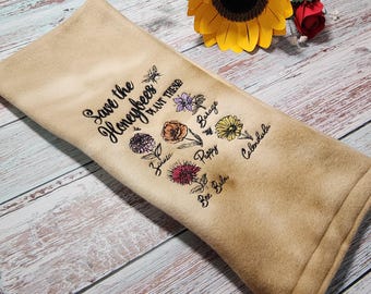 ZooPack -Save the Bees Plant These Flowers Ice/Heat Pack Cover (Can purchase with pack too)