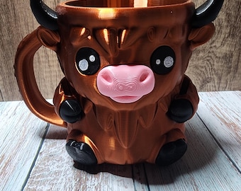 Porta gelato da pinta Highland Cow