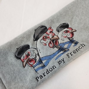ZooPack - Pardon my French Hen Chicken Trio Ice/Heat Pack Cover (Can purchase with pack too)