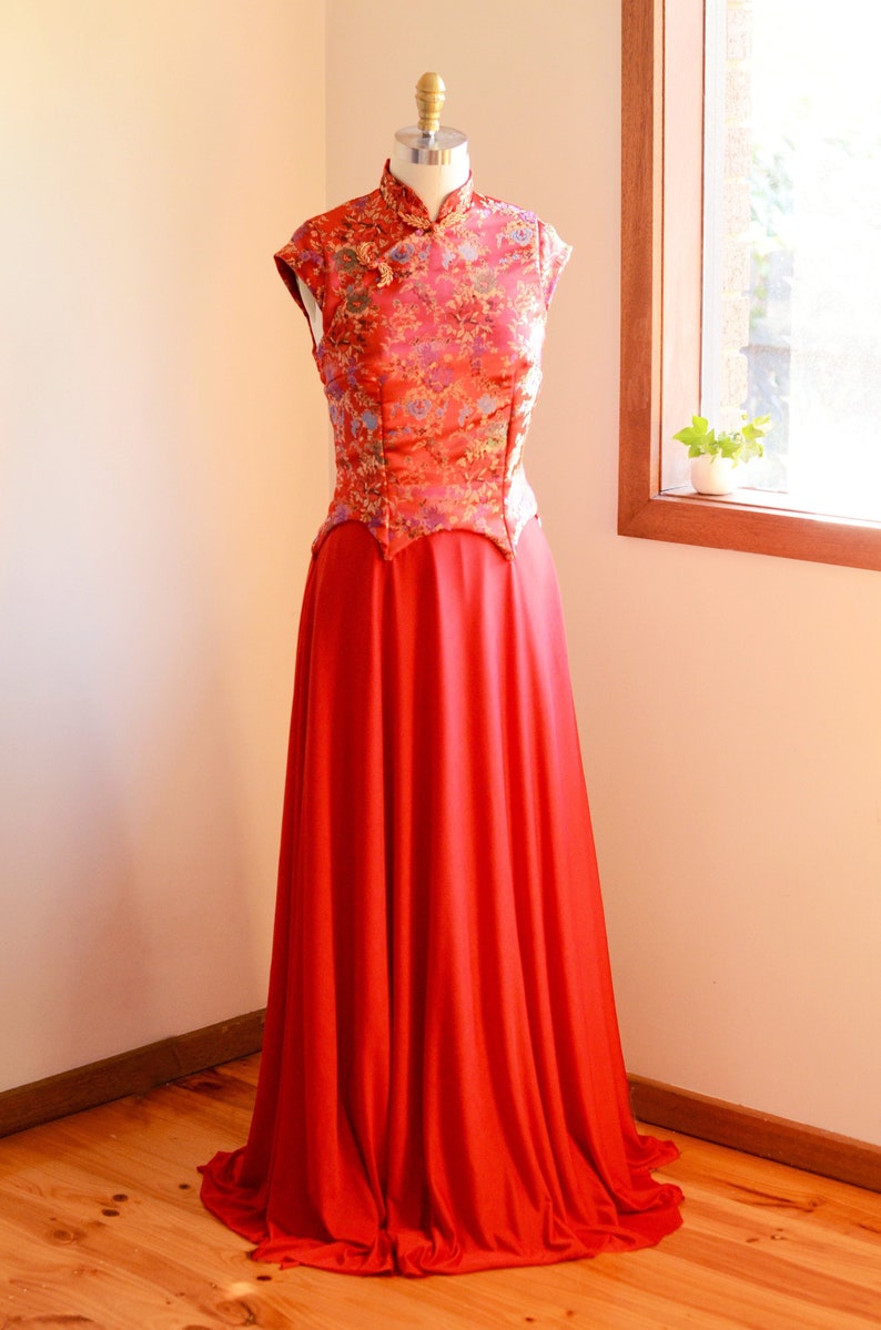 BOHO TEA CEREMONY Wedding Dress Cheongsam Qipao Oriental Etsy Australia