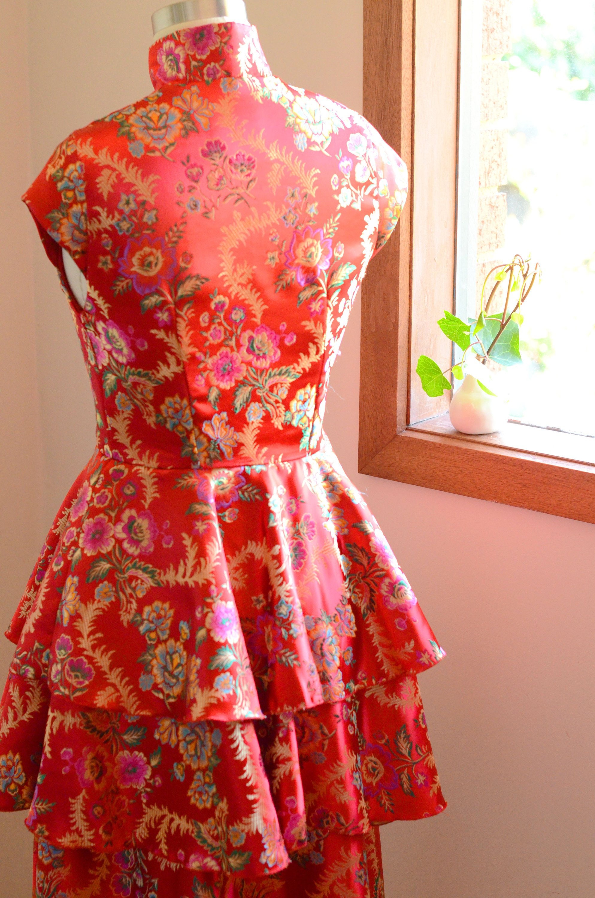 TEA CEREMONY DRESS layered Cheongsam Qipao Wedding Etsy Australia