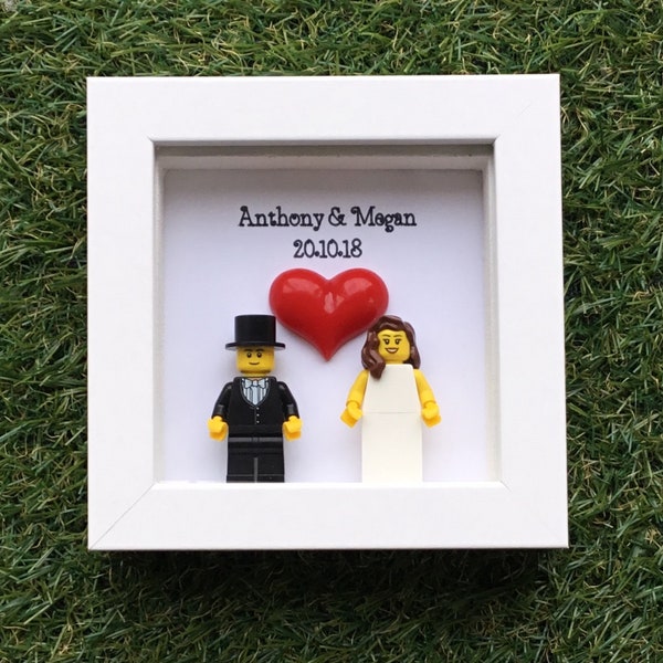 Bride and Groom personalised frame, Bride and Groom gift, Wedding personalised frame, Bride and a Groom personalised frame gift or keepsake