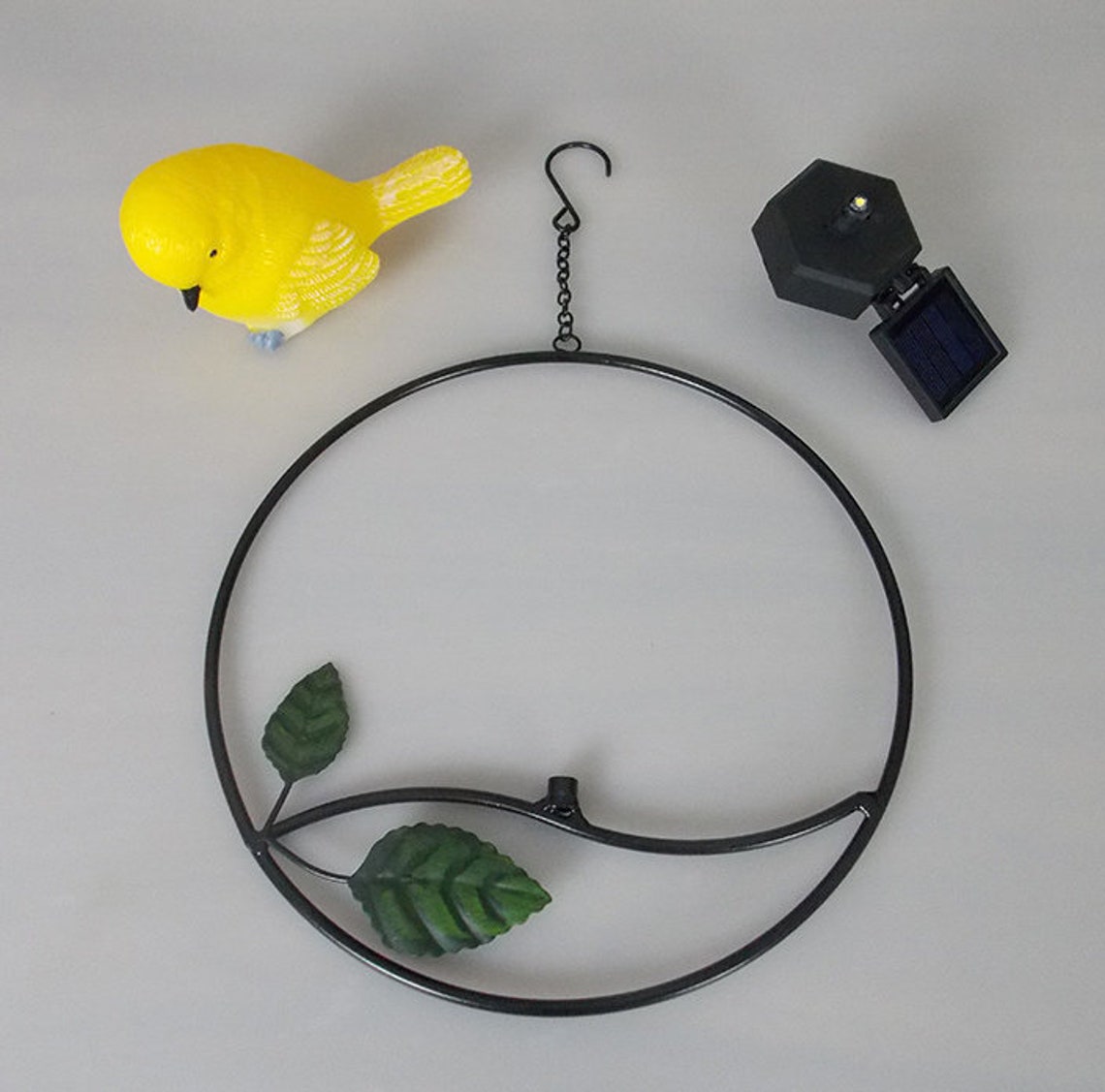 Solar Powered Hanging Animal Bird Lantern Garden Yard Patio Etsy