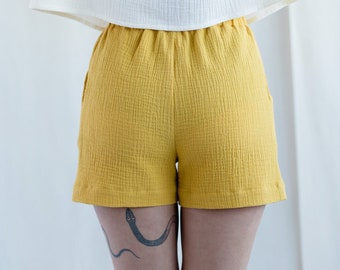 Gauze Shorts - Etsy