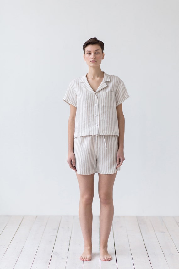 Etsy linen pyjamas hot sale
