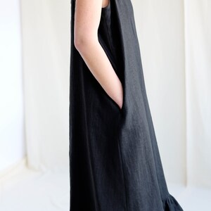 No1 Linen Cami Dress w Slits