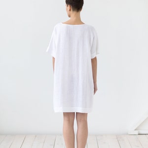 Loose Fitting Linen Dress / Linen Tunic Dress - Etsy