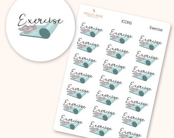 Exercise | Icon | Planner Stickers