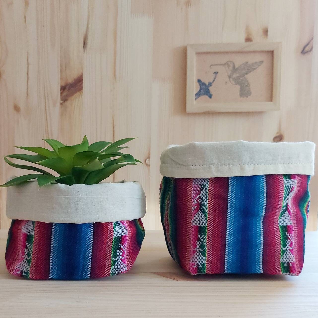 Paniers de Rangement, Cache Pot Coloré