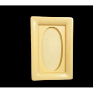 Vtg  Pyralin Plastic Celluloid Rectangle Picture Photo Frame 5 7/8x 4&quot; Estate