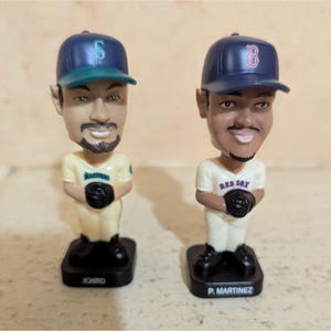 Ichiro & P. Martinez Baseball Bobbleheads 3" Figures