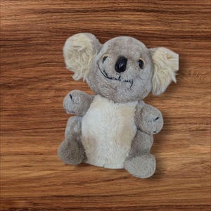 Vintage 1978 Dakin Koala Plush Stuffed Animal Toy 9&quot; tan brown