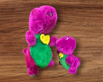 90年代ヴィンテージ バーニー 紫の恐竜 ぬいぐるみ 9インチ - Etsy 日本