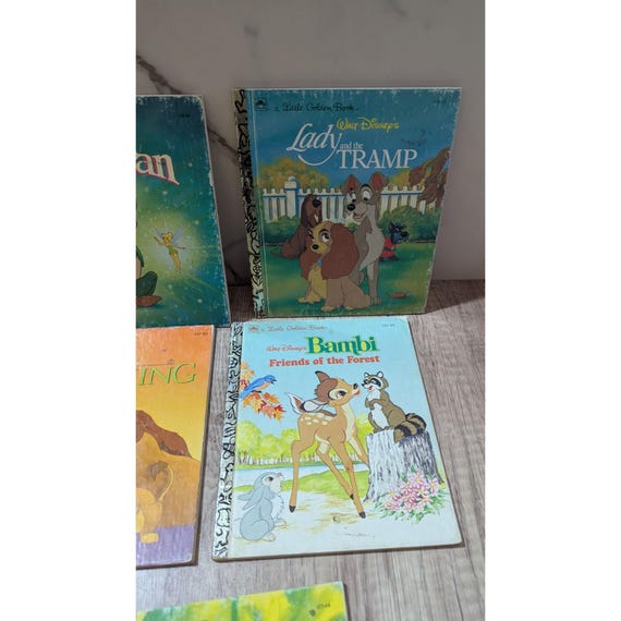 Vintage Disney Little Golden Books: Classic Set of 5 - Etsy