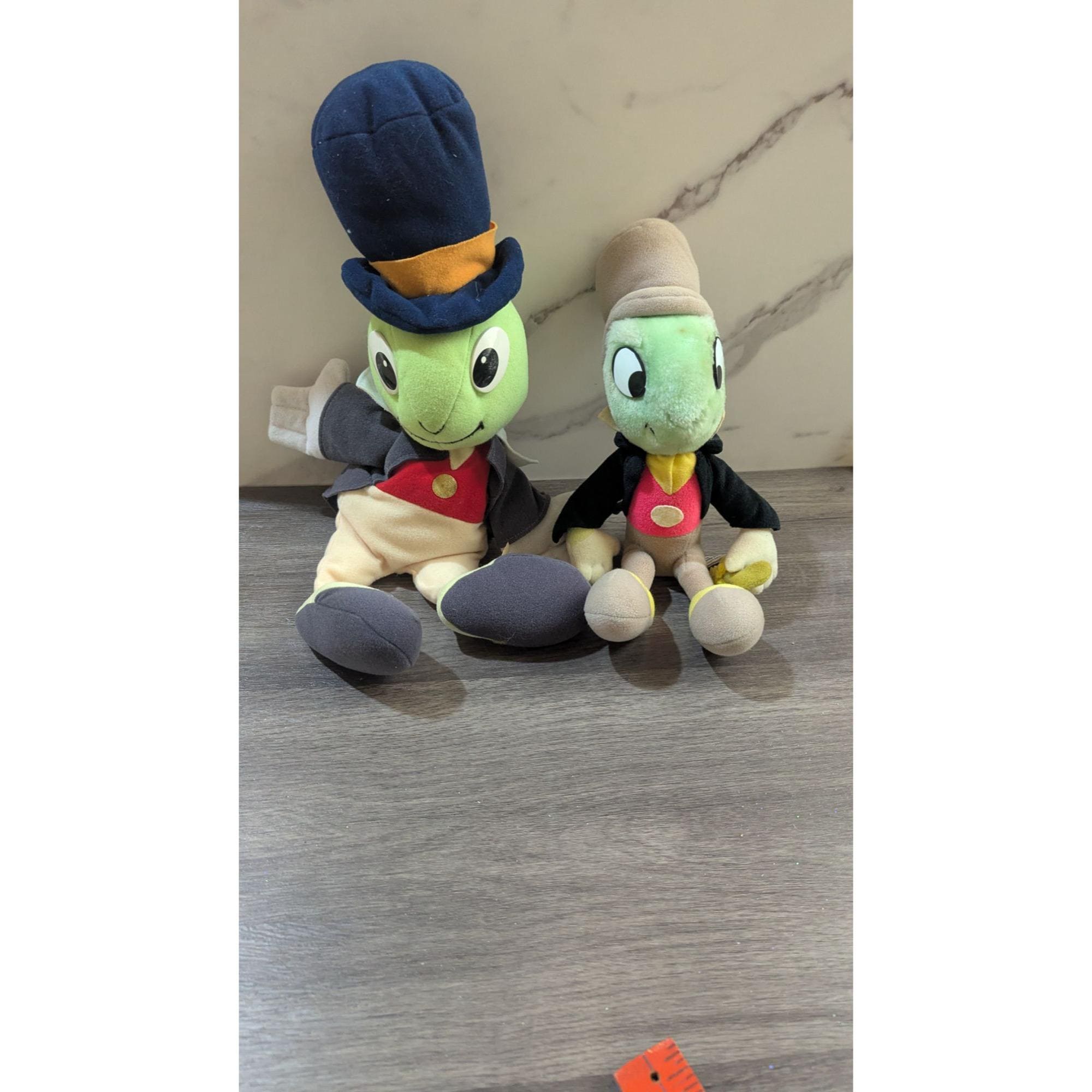 Vintage Walt Disney Jiminy Cricket Plush Puppet Disneyland Doll