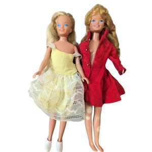 vintage Mattel blonde Barbie  Skipper doll TLC lot of 2