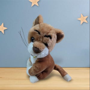 Vintage Disney Aristocats 7” Plush Thomas O&#39; Malley Sitting Toy Cat Stuffed