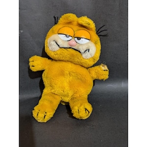 Vintage Garfield Cat Plush Stuffed Toy 1978 1981 Fun Farm Retro 9"