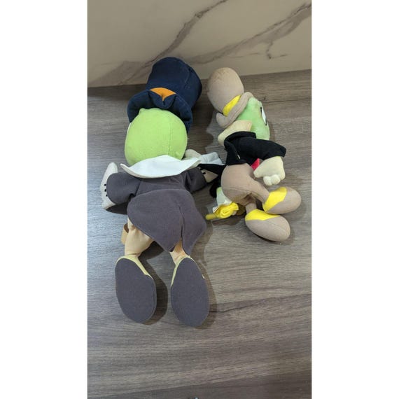 Vintage Walt Disney Jiminy Cricket Plush Puppet Disneyland Doll