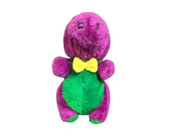 90年代ヴィンテージ バーニー 紫の恐竜 ぬいぐるみ 9インチ - Etsy 日本