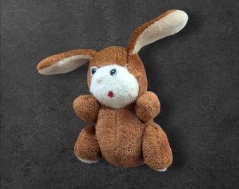 ヴィンテージ ダキン 6インチ バニー ラビット ブラウン&ホワイト
