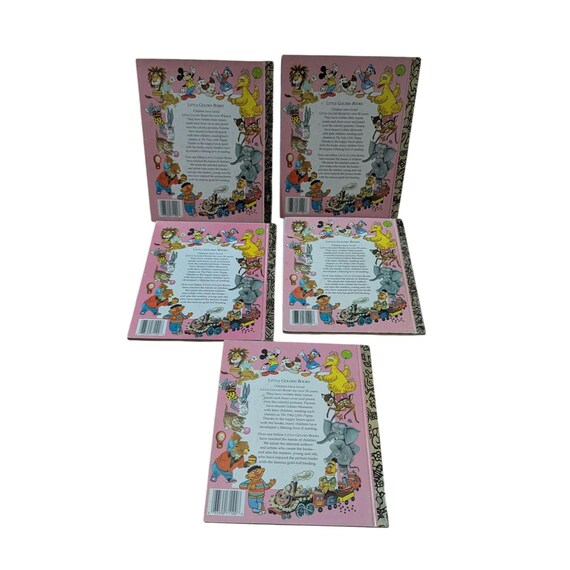 Vintage Disney Little Golden Books: Classic Set of 5 - Etsy