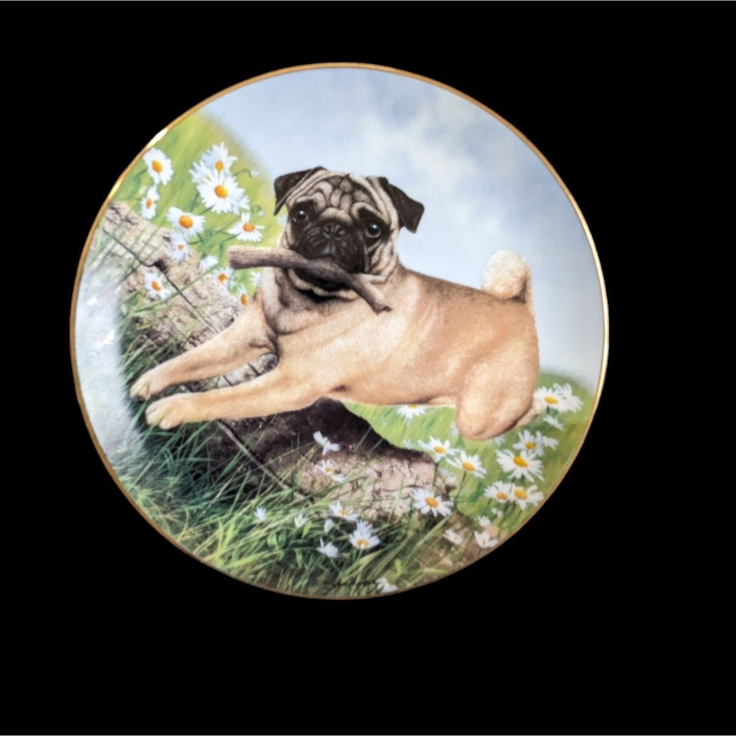 Danbury Mint Pugs Etsy
