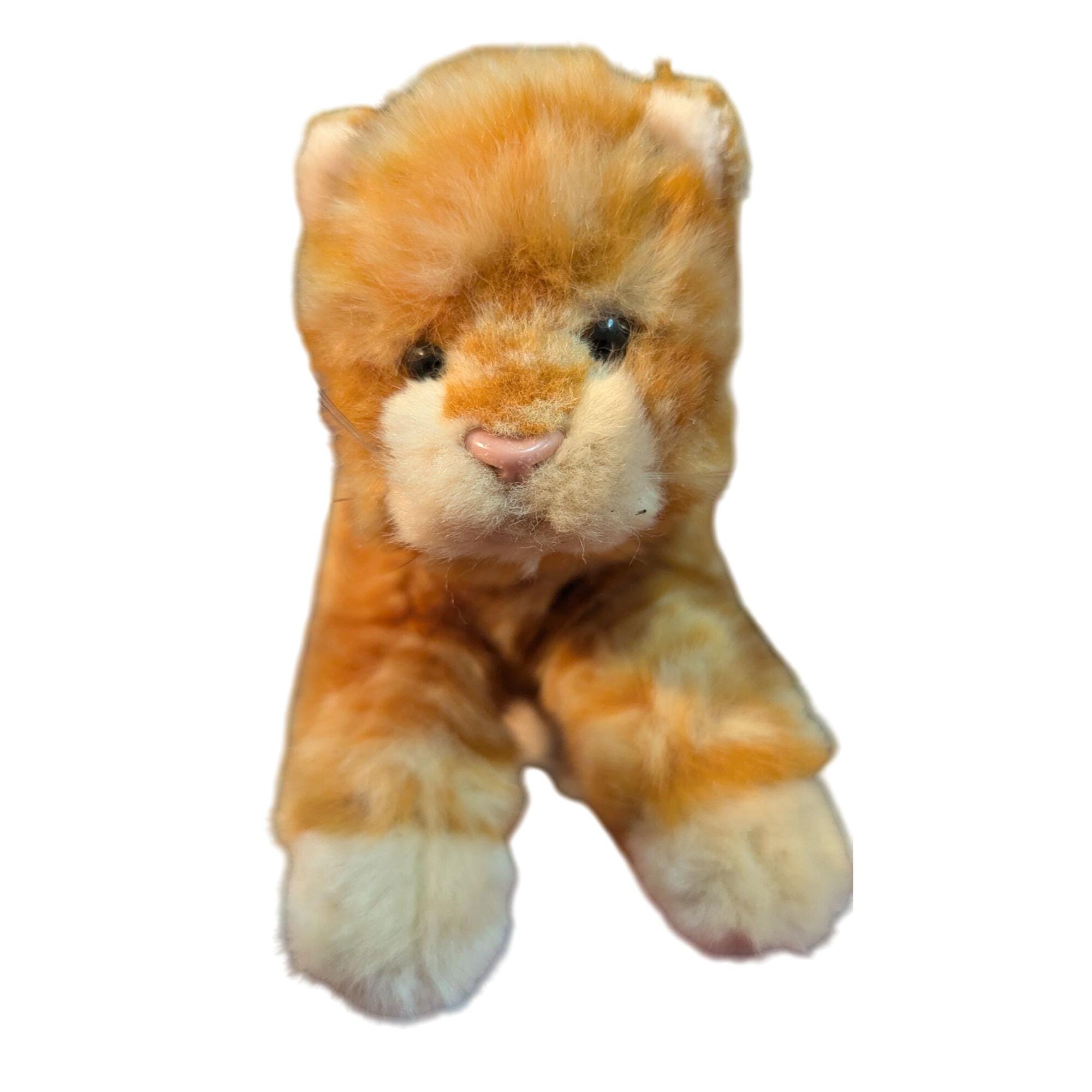 Vintage Russ Berrie Sweet Pea Plush Tabby Cat Toy Soft Stuffed