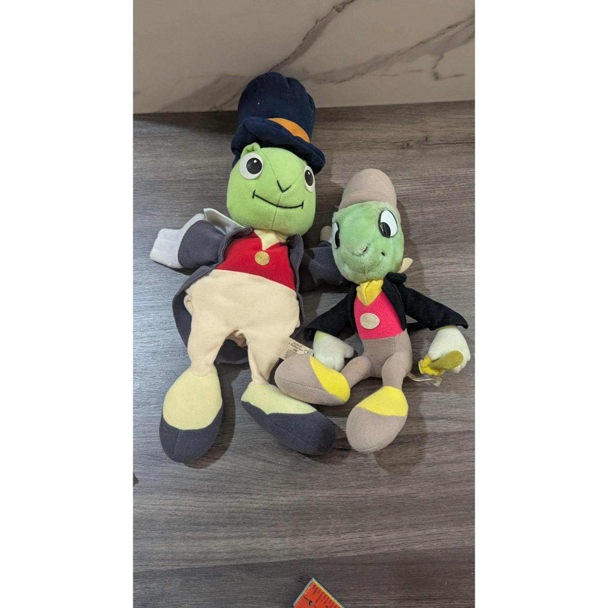 Vintage Walt Disney Jiminy Cricket Plush Puppet Disneyland Doll