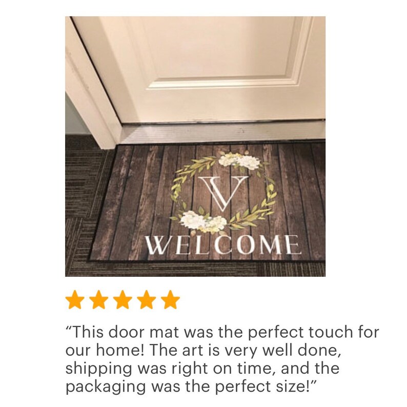 Family Established Door Mat Mat Front Door Mat Etsy