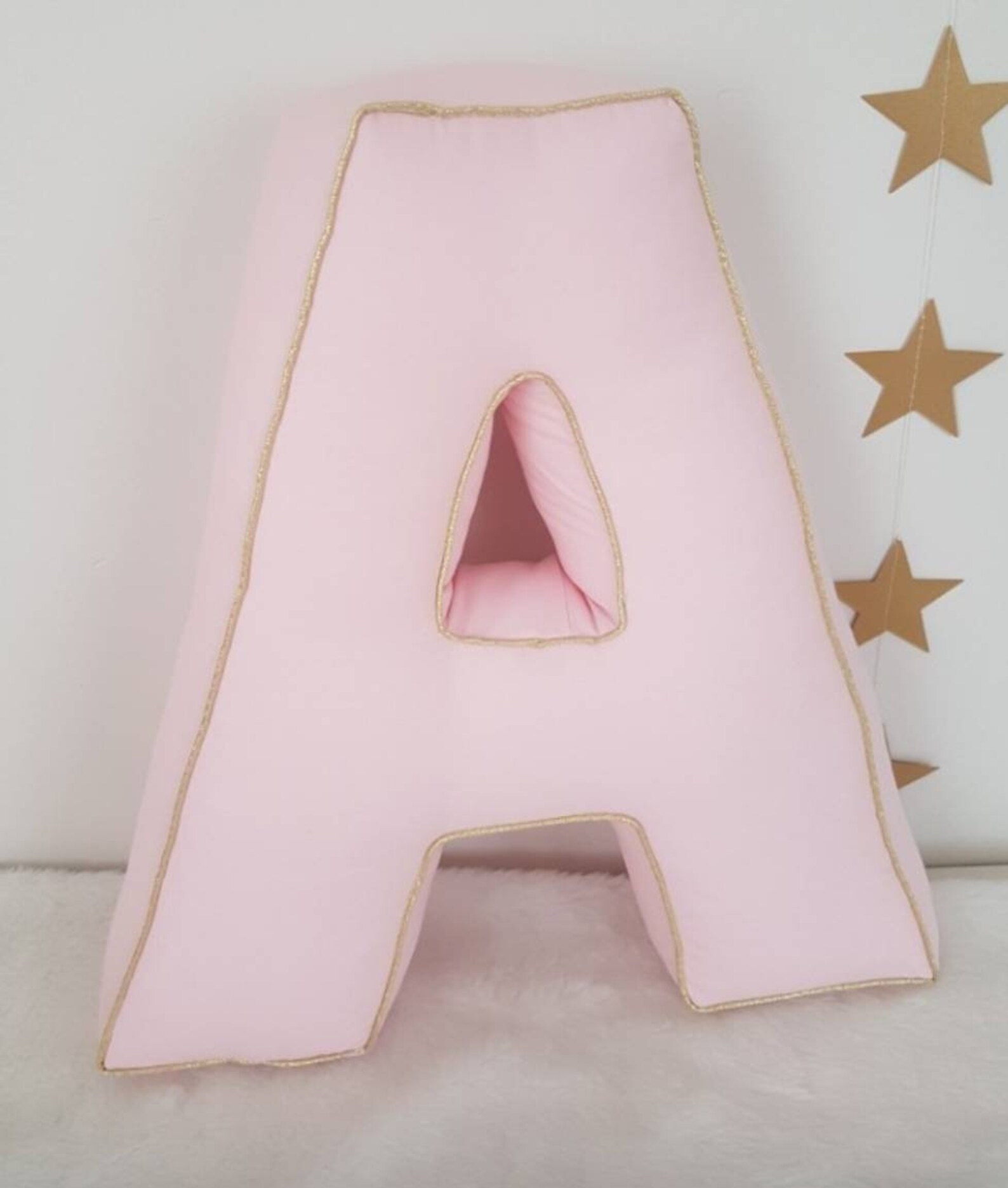 Letter pillow fabric letter fabric letter pillow ABC letter Etsy