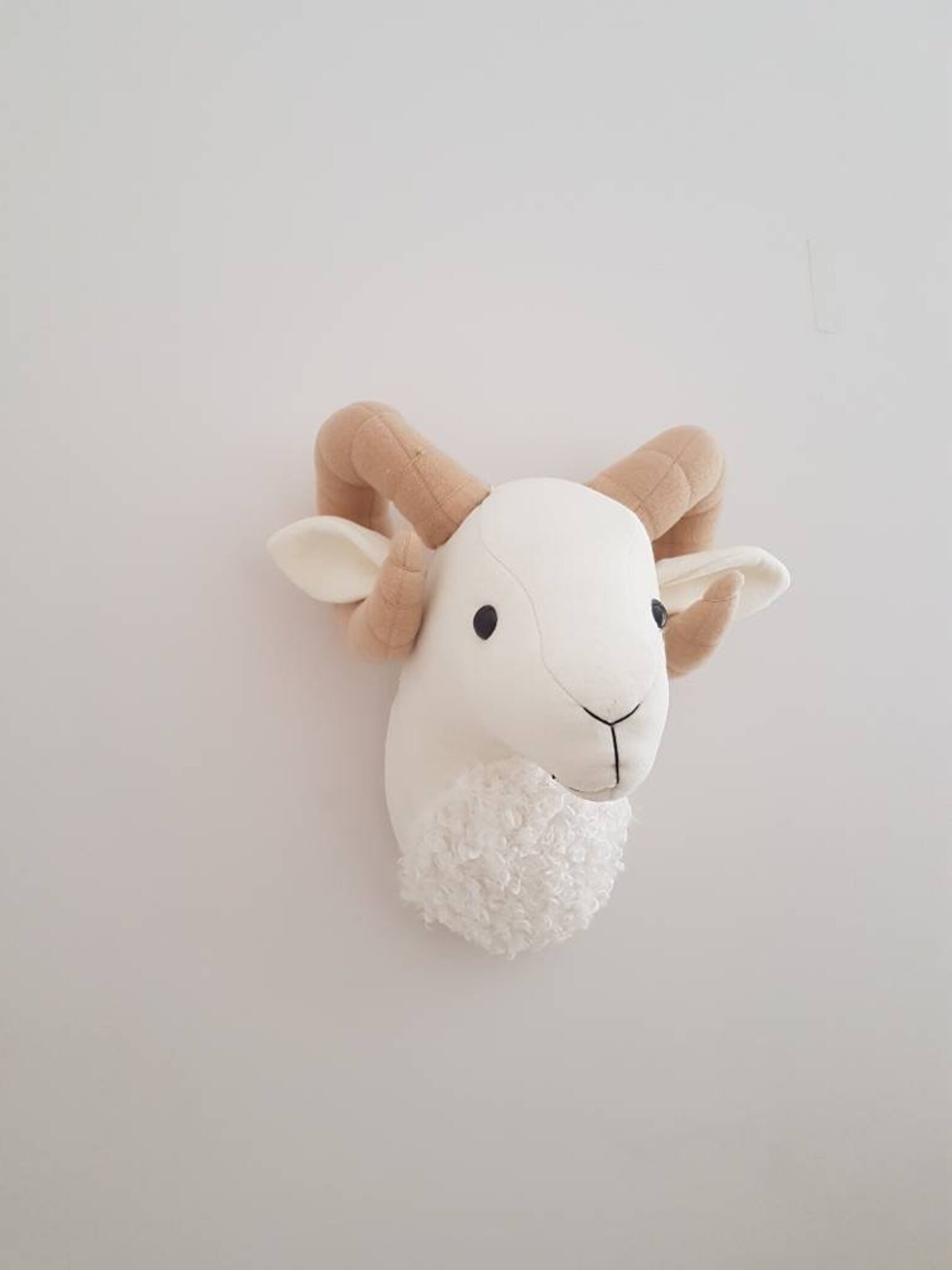 Sheep head wall mount animal head wall decor nursery decor Etsy