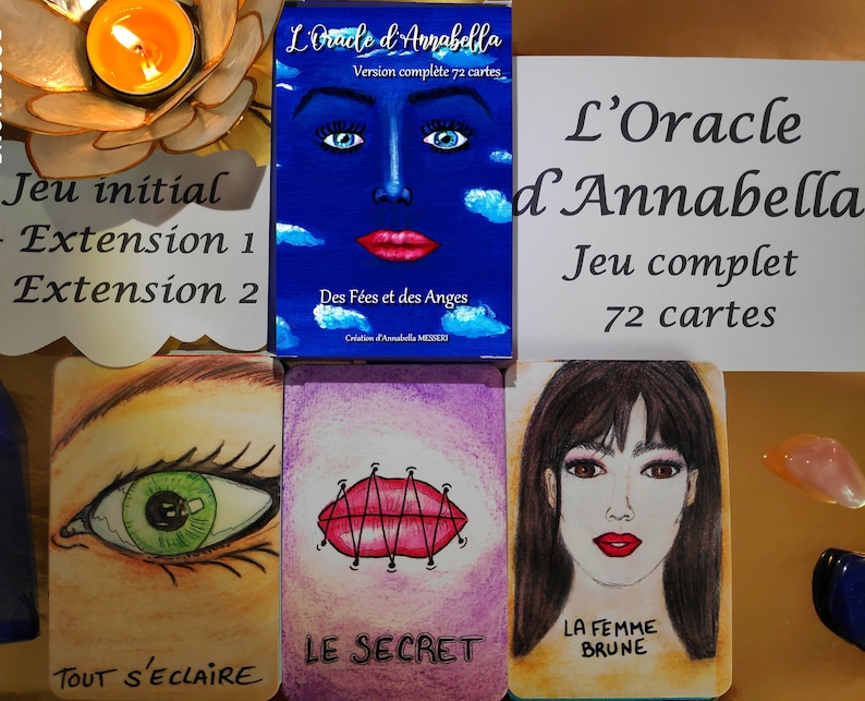 L'Oracle d'Annabella JEU COMPLET 72 cartes Des Fées et des Anges image 4